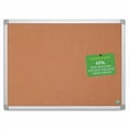 thumbnail image 2 of MasterVision Aluminum Frame Recycled Cork Boards 36" Height x 48" Width - Natural Cork Surface - Environmentally Friendly, Recyclable, Durable, Resilient, Sturdy - Wood Frame - 1 Each, 2 of 7