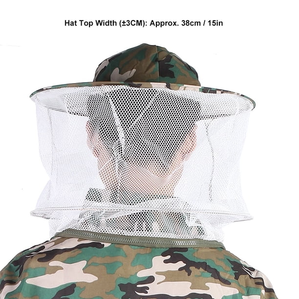 Traje de Apicultura, Traje Anti-Abierta, Práctica Duradera Al Aire Libre de Jardín Transpirable Al Aire Libre para Apicultura