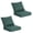 Teal, variant on Goodgoods 22" x 24" Indoor & Outdoor Deep Seat Chair Cushions Set of 2, Water & Fade Resistant, Indigo