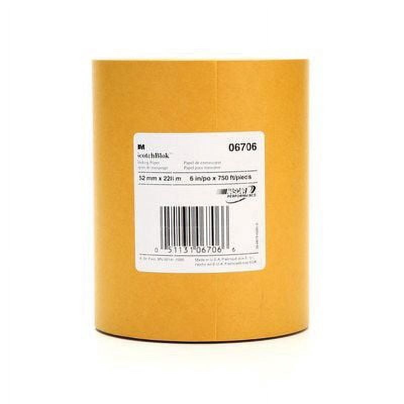 3M SCOTCHBLOK MASK PAPER 6" X 750' 6ROLLS
