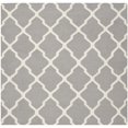 thumbnail image 1 of Safavieh Dhurries Grey Contemporary Rug - Square 6', 1 of 4