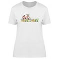 thumbnail image 1 of Bike In A Field Of Flowers T-Shirt Women -Image by Shutterstock, Female XX-Large, 1 of 2