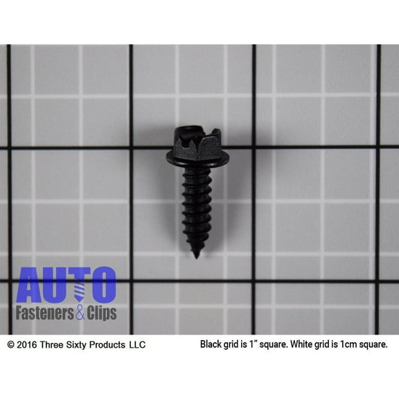 Auveco # 18354 Slotted Hex Washer Head License Plate Screw #14 X 3/4". Qty 50.