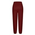 thumbnail image 6 of UAMVSH Womens Pajama Pants Drawstring Elastic Waist Long Lounge Pants Comfy Soft Cinch Bottom Sleepwear with Pockets, 6 of 7