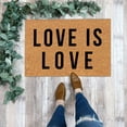 thumbnail image 1 of FuGrandkids Welcome (Others Tolerated) Christmas Decor Doormat Rug Custom Door MatFront Door Outdoor Entrance Porch Mat With Slip Polyester Floor Mat Celebrate Valentine' Valentine decorations indoor, 1 of 8