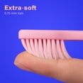 thumbnail image 3 of Cepillo de dientes Tonochi Max Extra Suave, paquete de 4, rosa empolvado, 3 of 9