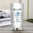 thumbnail image 3 of Christian Gifts for Women Faith Christian Tumblers for Women Bible Gifts Christian Tumbler Religious Gifts Spiritual Encouragement Inspirational Gifts for Women Stainless Steel Tumbler 20oz, 3 of 3