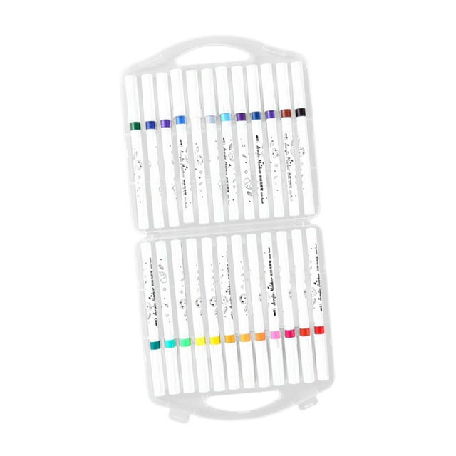 Marcadores de Pintura Sunnimix Plumas de Pintura Acrílica de Secado Rápido 24 Colores