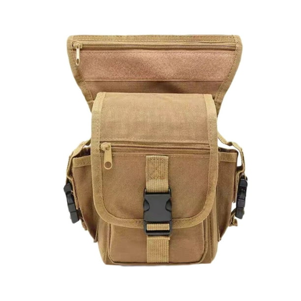 Bolsa para equipo de ciclismo al aire libre, bolsa para pierna, almacenamiento táctico, riñonera multifuncional, bolsa para equipo multicapa