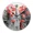 E93, variant on Stylish Pastel Red Paris Tower Oil Painting Wall Clock for Living Room Modern France City Landscape Art Wall Watch Home Decor 35(10 Inch)