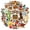 2A, variant on 35pcs-50pcs Cartoon Stickers Cowboy Stickers Animal Stickers Funny Decals for Laptops Suitcase Guitars