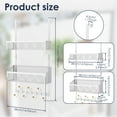 thumbnail image 2 of Jokapy Over the Door Hanger with Coat Hooks and 2 Baskets, Stainless Steel Towel Hooks, White, 2 of 11