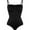 Black, variant on MANIFIQUE Plus Size Strapless Bodysuit for Women Tummy Control Shapewear Seamless Faja Body Shaper with Removable Straps