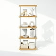 thumbnail image 6 of Furinno Turn-N-Tube 5-Tier Multipurpose Compact Display Rack, Shelving Unit, Bookcase, Beech/White, 6 of 6