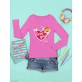 thumbnail image 4 of Paw Patrol Shirt for Toddler Kids Boys Girls Valentines Day Long Sleeve TShirt Pink 3T, 4 of 5
