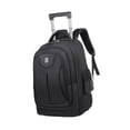 thumbnail image 3 of Mochila con ruedas Mochila informal Maleta de gran capacidad Mochila con ruedas Mochila para computadora portátil para adultos Niños Escuela Trabajo Negro, 3 of 8