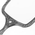 thumbnail image 3 of Nestingho Espejo Compacto De Mano Estilo Retro En Metal Plateado Para Uso Personal, 3 of 8