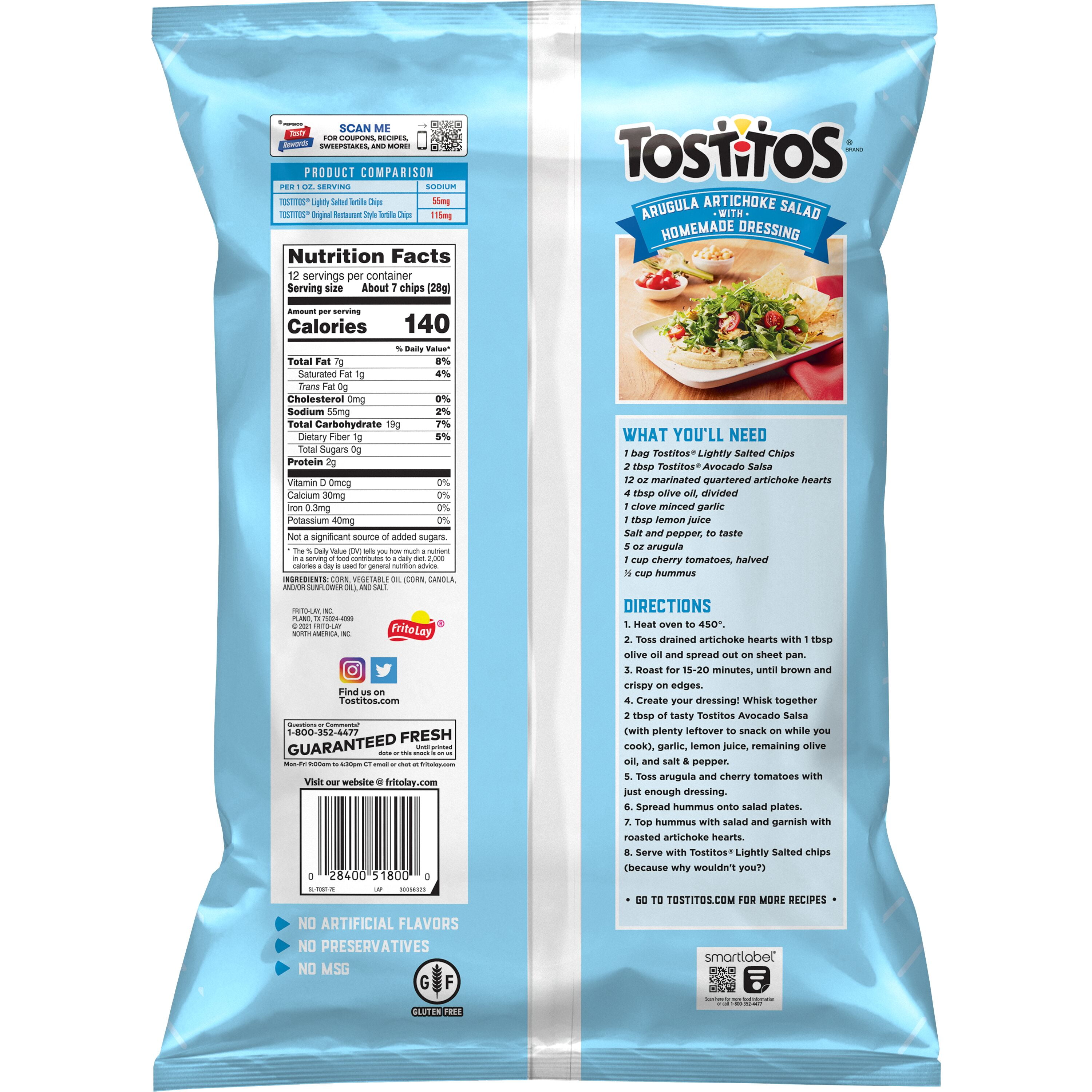 doritos lightly salted