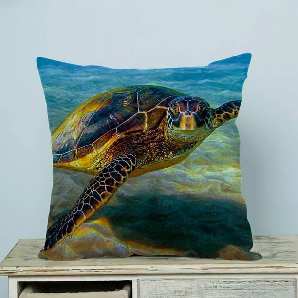 Sea turtle top pillow case
