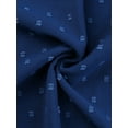 thumbnail image 5 of DARING DIVA Women's Plus Swiss Dots Notched Neck Ruffle Sleeve Top 3X Dark Blue, 5 of 6