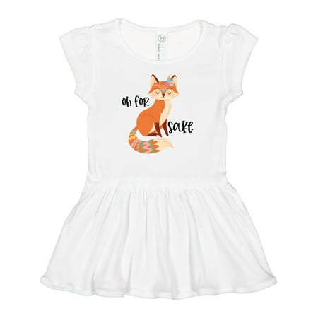 

Inktastic Oh for FOX Sake Gift Baby Girl Dress