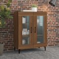 thumbnail image 1 of vidaXL Sideboard Brown Oak 69.5x34x90 cm Engineered Wood, 1 of 5