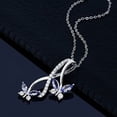 thumbnail image 3 of Fashion Jewelry New Popular Diamond Rhinestone Crystal Butterfly Necklace, 3 of 5