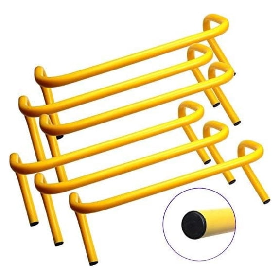 Sports Speed Agility Hurdle Training Set of 6 Soccer Football Basketball Track 9 inch