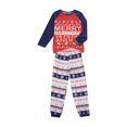 thumbnail image 4 of Family Matching Merry Christmas Pajamas Set Holiday Santa Tree Sleepwear Xmas PJS Set for Couples and Kids, 4 of 10