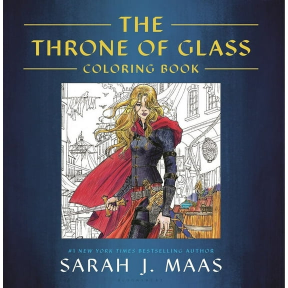Throne of Glass The Throne of Glass Coloring Book, (Paperback)