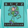 thumbnail image 3 of Toy Story 4 - Type Block Buzz - Toddler & Youth Girls Short Sleeve Graphic T-Shirt, 3 of 5