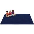 thumbnail image 4 of MyPerfectClassroom Premium Solid Carpet 6' x 9' Dark Blue, 4 of 5