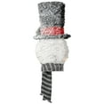 thumbnail image 7 of Northlight 25" Lighted Snowman with Black Frosted Top Hat Christmas Tree Topper, 7 of 7