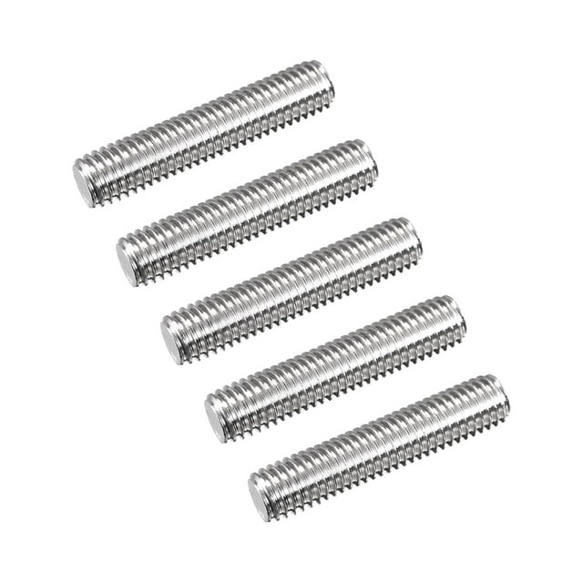 Unique Bargains Fully Threaded Rod M8 x 35mm 1.25mm Thread Pitch 304 Stainless Steel Right Hand Threaded Rods Bar Studs 15 Pack