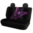 thumbnail image 5 of CHAQLIN Butterfly Pattern Rear Bench Seat Cover with Sedan Truck, Non-Slip Durable Rear Seat Covers(2 Pcs), 5 of 7