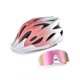 thumbnail image 1 of Casco de Bicicleta Ajustable Odoland para Adultos Rosa y Blanco, 1 of 6