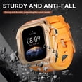 thumbnail image 2 of Mod Kit Stainless Steel Case for Apple Watch Series 10 46mm Rugged Metal Bumper Case Protective Wristband Replacement Band for iWatch 46 mm, 2 of 6