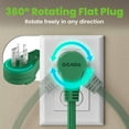 thumbnail image 3 of Cable de extensión GearIt 360, conector plano giratorio, 3 salidas, 3 m, 3 of 9