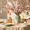 thumbnail image 4 of Mrzvby Easter Home Decorations and Easter Basket Stuffers,Easter Decor Poms Table Accents Pampas Grass R-ed Gold Dusted Balls Mix and Match Freelys, 4 of 6