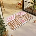 thumbnail image 7 of Ireezec Gingerbread Hou Welcome Mat Christmas Doormat Holiday Front Door Carpet Indoor Outdoor Non-Slip Floor Mat for Porch Entryway Festive Home Decor Gift, 7 of 7