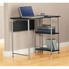 Mainstays Basic Student Desk, Black and Silver