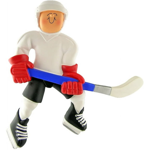 Hockey Player Personalized  Christmas Ornament DO-IT-YOURSELF