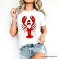 thumbnail image 5 of Santa Claws Lobster T-Shirt, Funny Pun Coastal Christmas Holiday Tee, 5 of 5
