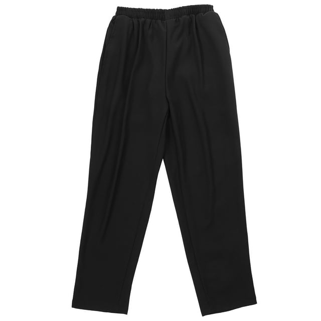 WORGEOUS Un par de ropa de trabajo de chef Pantalones duraderos Pantalones de chef de material transpirable - Talla XL (negro)