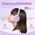 thumbnail image 3 of Auriculares Bluetooth para niños Vinamass E63 inalámbricos 85dB 30H, 3 of 8