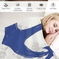 thumbnail image 3 of ARISTURING Anchor Pattern Nautical Flannel Throw Blanket for All Seasons Soft Plush Blankets 60x80in, 3 of 6