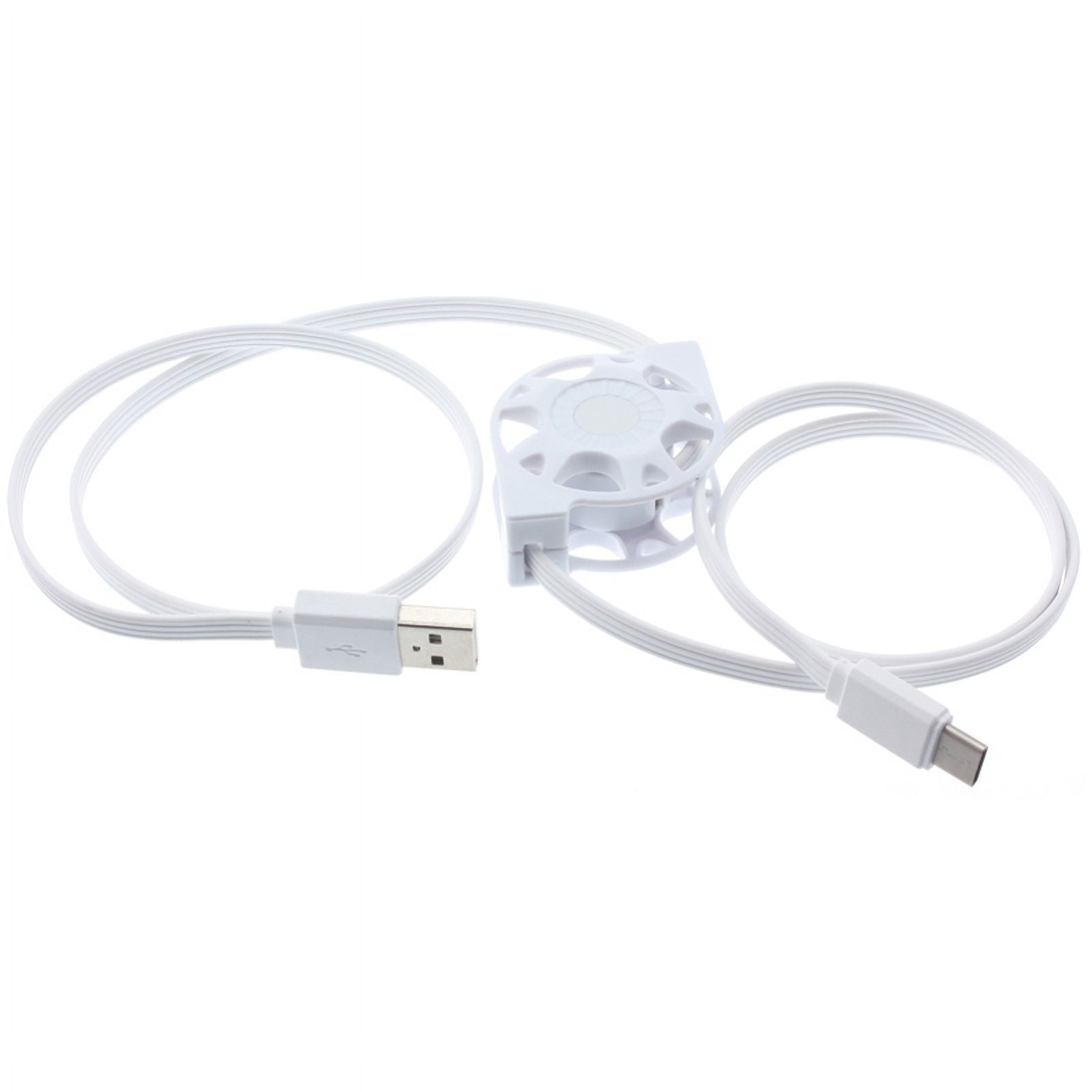 18W Quick Home Charger w Retractable USB Cable Q1Z for Kyocera DuraForce Pro 2 - LG V20, G6, V30, G5, V50 ThinQ 5G, V40 ThinQ, V35 ThinQ, Q7 Plus, Stylo 4 Plus, Google Nexus 5X, G8 ThinQ