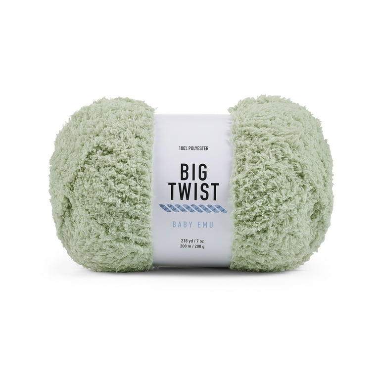 Big Twist Baby Emu 4 Pack Bulky Polyester Yarn, Strawberry