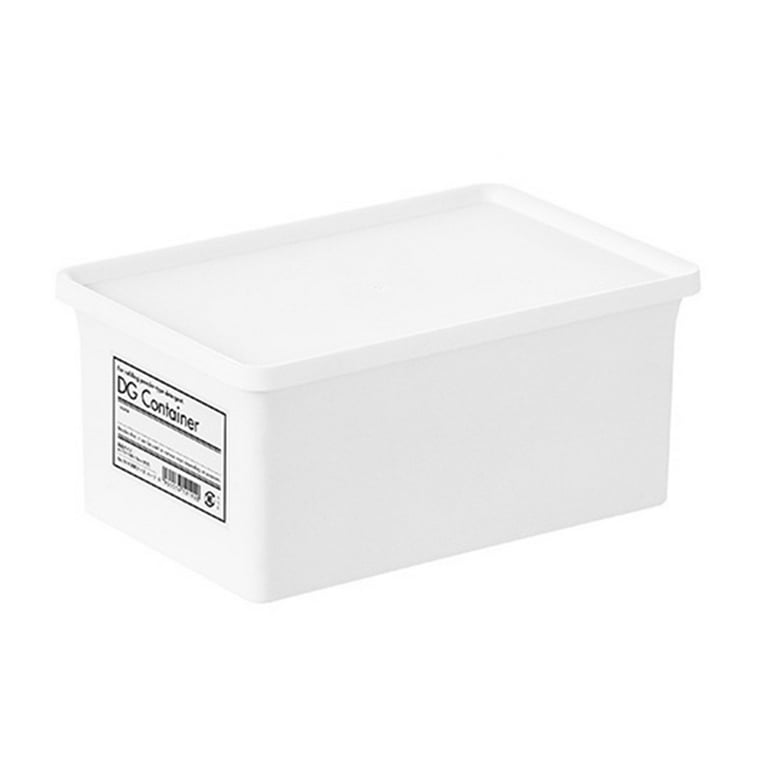 Small Plastic Container Storage Box With Lid Dust-Proof Stackable Household  Items For Home New 