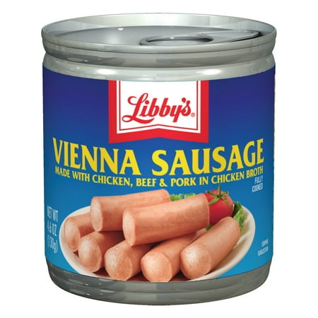 (4 Pack) Libby's Vienna Sausage in Chicken Broth, 4.6